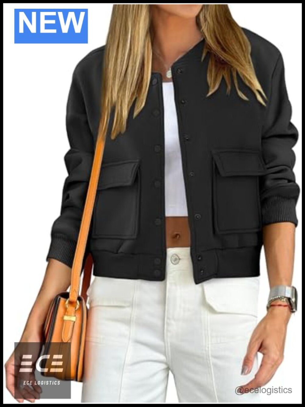 Women Cropped Bomber Jacket Casual Trendy Varsity Y2k Fall Outfit
